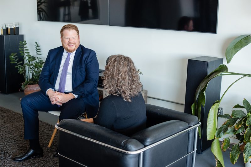L&M Law Group attorney counseling a client about a domestic violence charge